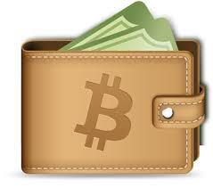 Free Bitcoin-Wallet shown with money
