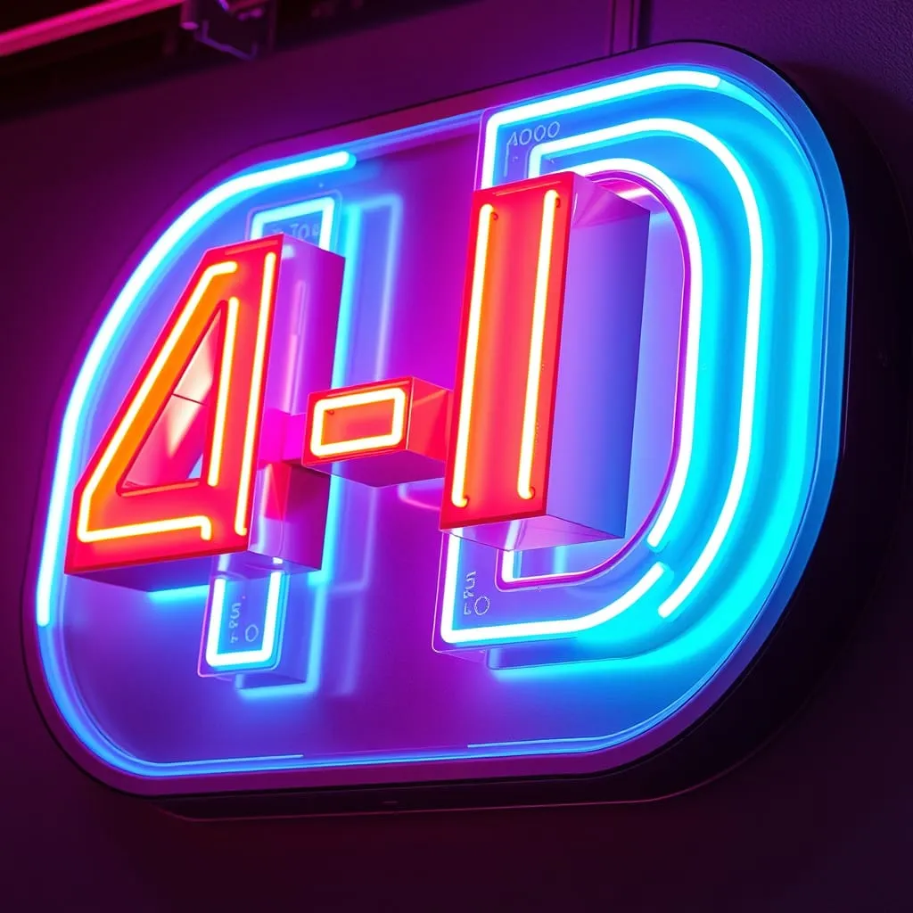 4-D Approach Which Builds Success in Blog Business---a sign with the "4-D" on it