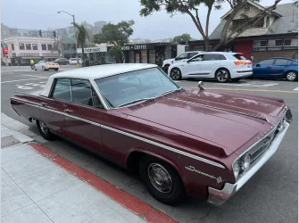 Unforgettable Travel Experience-1964 Olds Dynamic 88 used for car trip.