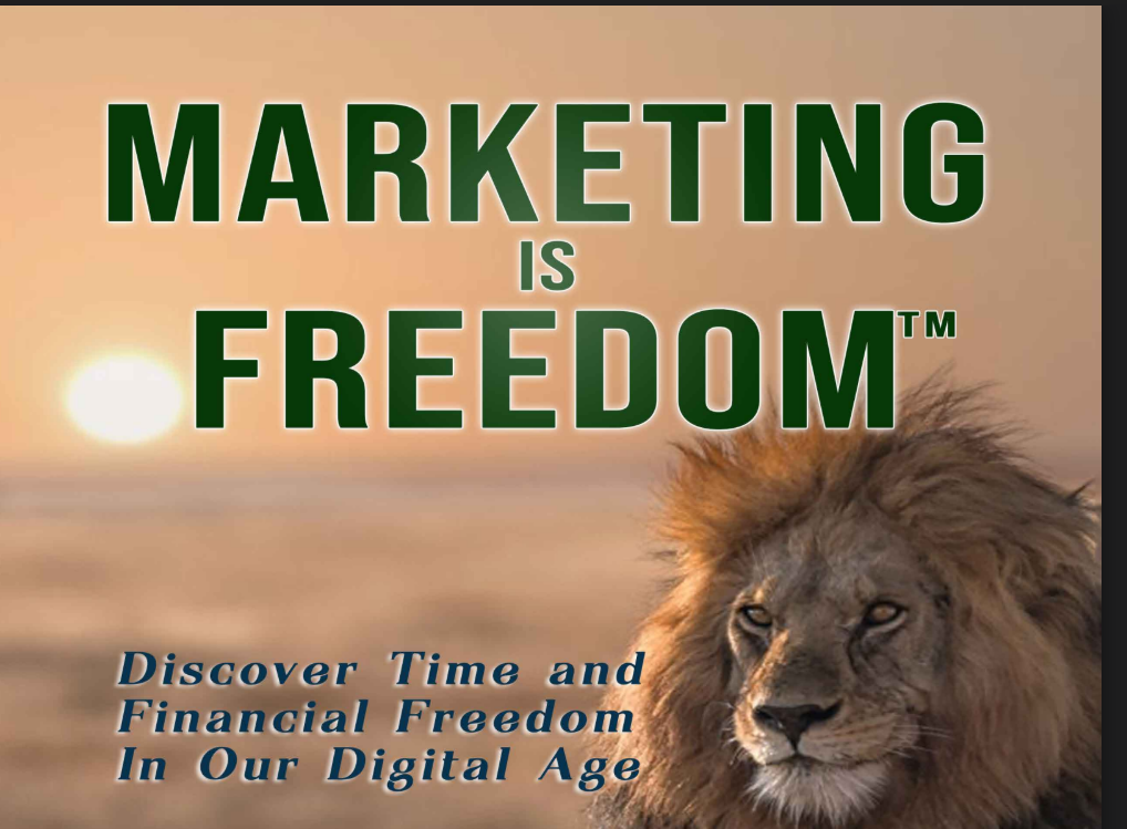 Helping Hands-Author Rory Ricord wrote "Marketing Is Freedom,"a book about business opportunities. 