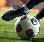 Sports--A soccer ball being used in the sport of Soccer.