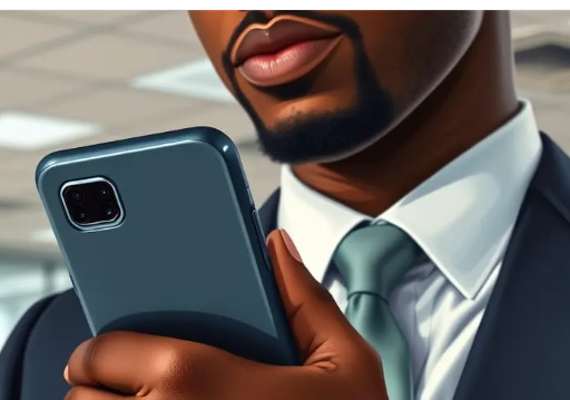 Mobile Apps and Services uses a smartphone for financial growth.