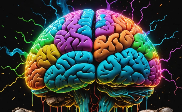 Step Toward Your Ultimate Dreams--image of an active brain in use.