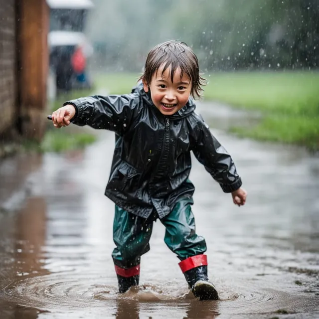 Passion and Play with Night Cafe-playing in the warm rain