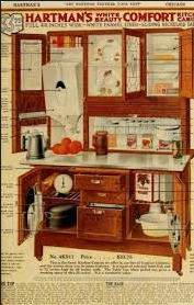 Advertisement from Hartman's in Chicago for the Hoosier cabinet.