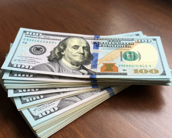 Stack of cash for the RV purchse.