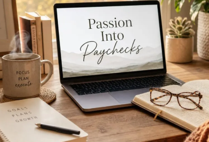 Blog With Rory and Turn Passion into Paychecks--using the internet to turn passion into paychecks.