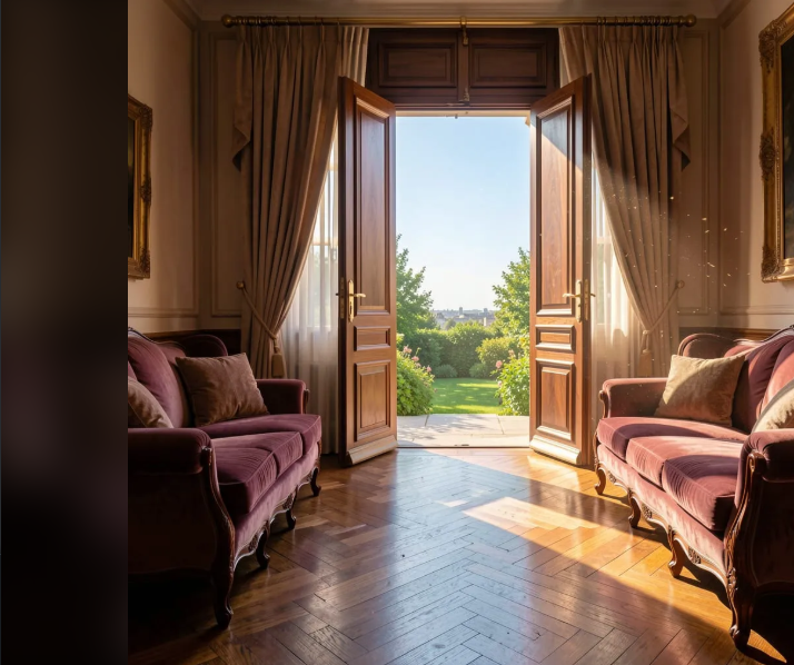 An open door to a new beginning.